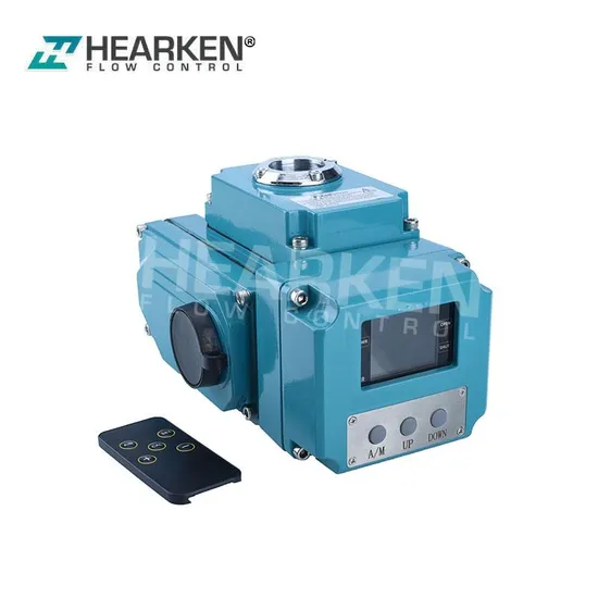 Hearken 90 Degree Design on off Modulating Butterfly Ball Valve Motorized for Gas