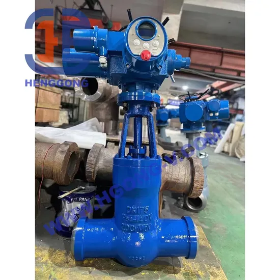 API/DIN/JIS Wc6 Wc9 Flange High Pressure Seal Bonnet Power Station Stainless Steel Control Cryogenic Gate Valve