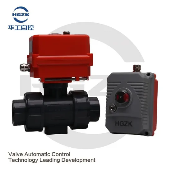 Motorized UPVC Water Control on off Ball Valve