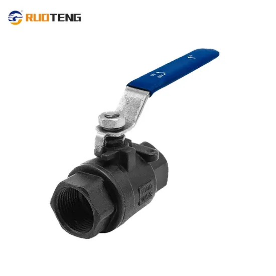 [Ruoteng] Carbon Steel 2PC Ball Valve Manual Threaded Connection on