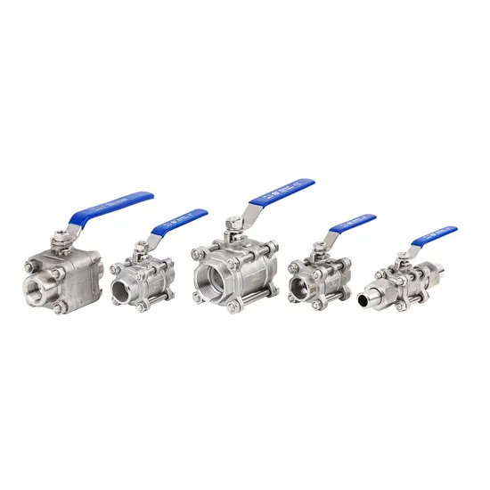 Stainless Steel Industrial/3PC/High Pressure/Flow Control/Cryogenic/Pressure Relief/Non Return/Float/Globe/Ball Control/Threaded Ball Valve for Gas/Plumbing 