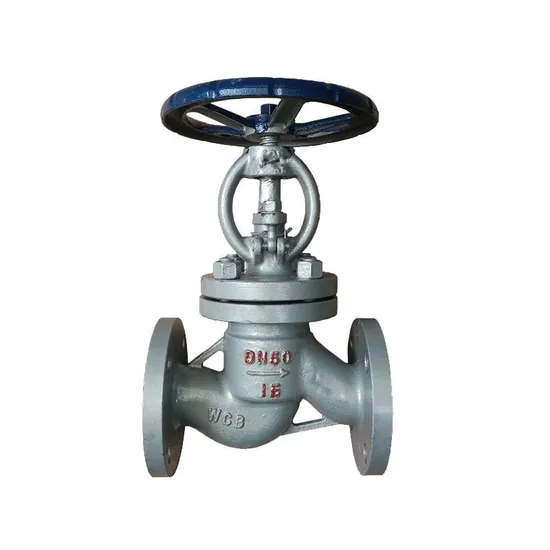Grey Iron Body Flange Straight Through Globe Valve 