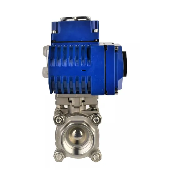 2 Way 12V 3 Piece Ball Valve on off Electric Motorized Actuator Water Flow Control Ball Valve 