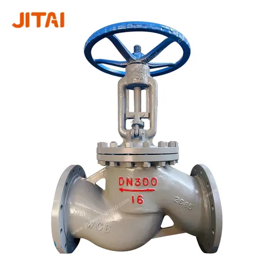 DN400 Cast Steel Straight Type Water Globe Valve at Competitive Price 