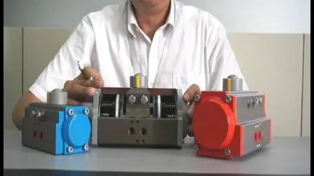 Double/Sigle Acting High/ Low Temperature Type Pneumatic Actuator with Aluminum Alloy 