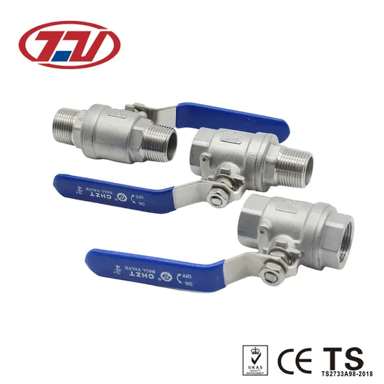 304/316/1000wog/1000psi/Pn63/CF8/CF8m/NPT/BSPT/BSPP/Flow Control/Cryogenic/Threaded/Industrial 2PC Stainless Steel Manual Floating Ball Valve for Gas/Plumbing 