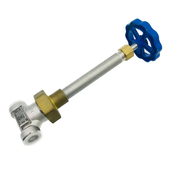 Lo2 Ln2 Lar Gas Control Valve CF8 Butt Welding Cryogenic Globe Valve 
