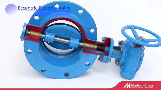 Ductile Iron EPDM Lined Butterfly Valve for Industrial Control 