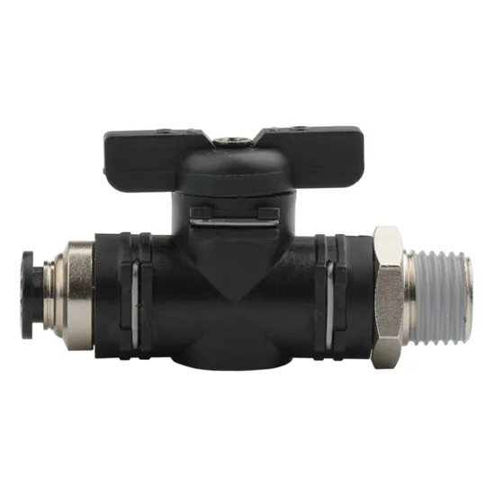 Xhnotion Pneumatic 1/4′′ Od Push to Connect Ball Valve Shut