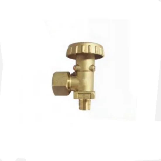 LPG Argon Gas Cylinder Brass Gas Valve Crude Brass on off Valve 