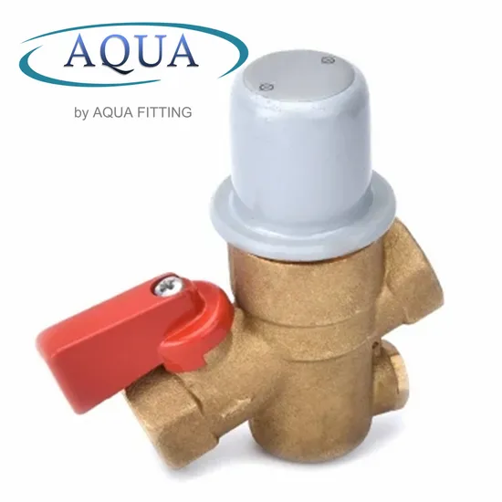 Pressure Reducing Control Valve Cryogenic Valve Industrial Cooling Valve Spring Brass Refrigerant Safety Relief/Reducing Valve for Cooling/Freezing Equipment 