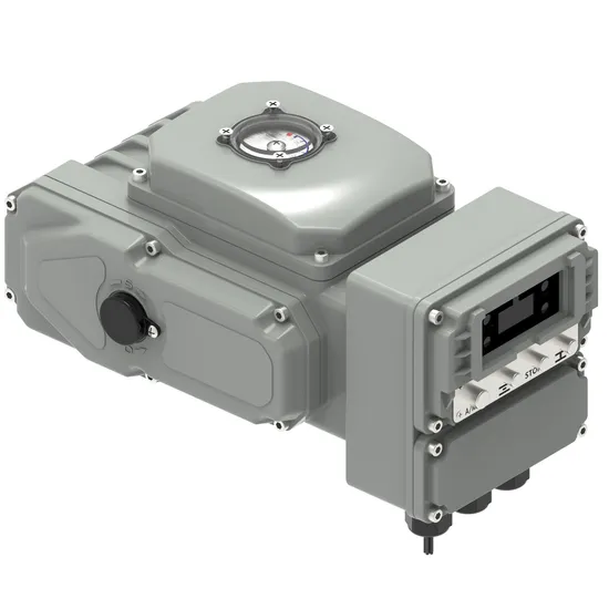 Electric Actuator 90 Degree Quarter Turn Design on off Modulating Type for Butterfly Ball Valve with LCD Indicator 