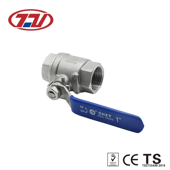 2PC Light/Medium/Heavy/Manual/High Pressure/Cryogenic/Flow Control/Stainless Steel Threaded Ball Valve for Industrial/Gas/Plumbing 