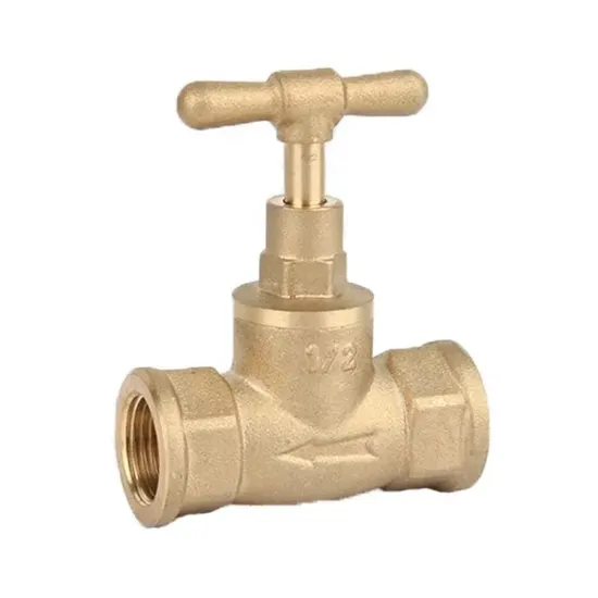 Brass Straight T Handle Female Thread Stop Globe Valve for Water 