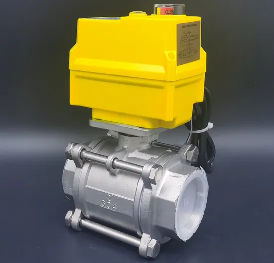 Electric Atuated 3PC Ball Valve on