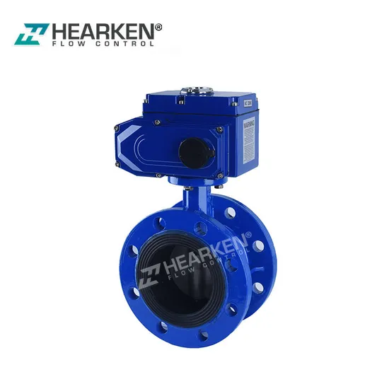PVC Electric Wafer Butterfly Valve (ON