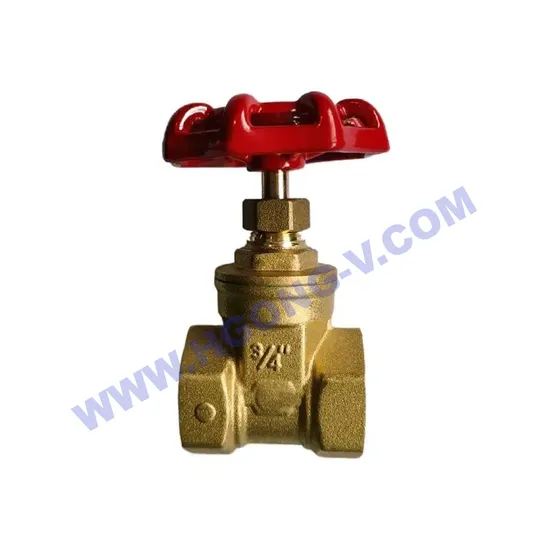 DIN/API/JIS Copper Gate Valve with Female Thread Connection NPT Bsp Screw Cryogenic Control Bronze Brass Gate Valve 