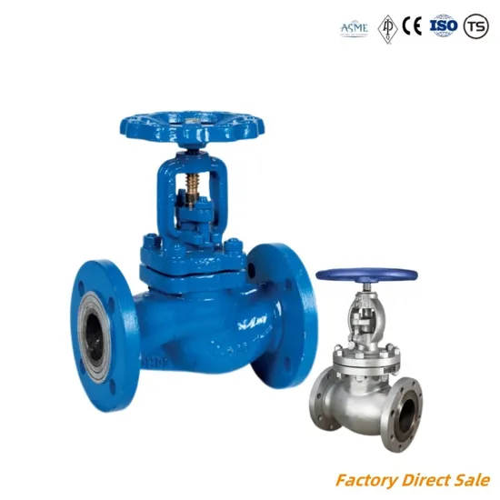 Manufacturer of GB ASTM Flanged Ends OEM ODM Straight Angle Typestainless Steel Globe Valve 