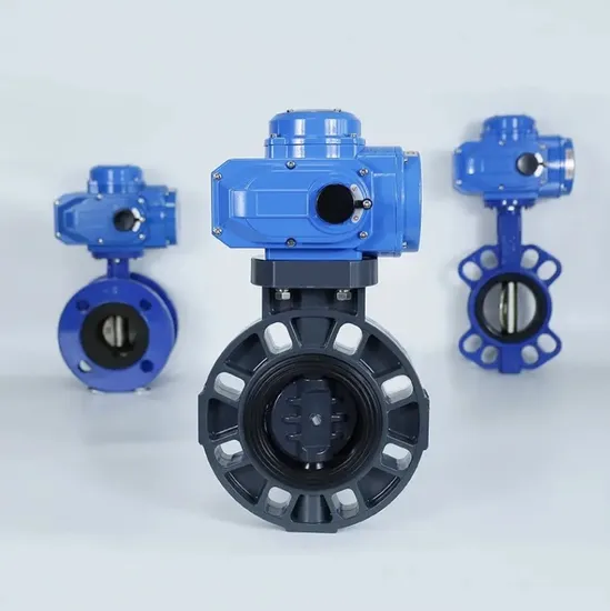 2 Inch UPVC Plastic on off and Modulating 90 Degree IP67 Waterproof Water Motorized Electric Actuator Butterfly Valve 